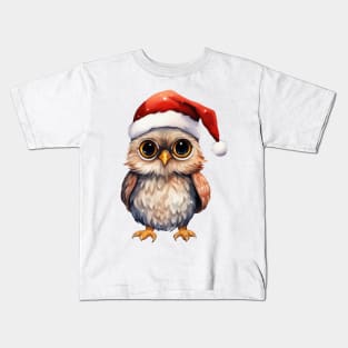 Christmas Owl Kids T-Shirt